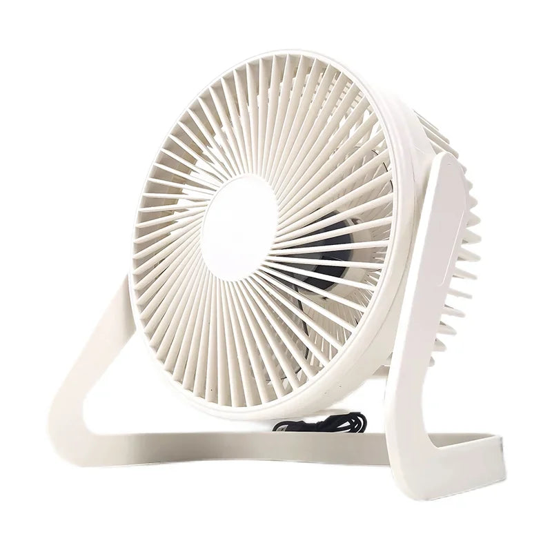 USB Mini 360 Degree 5 Inch Tilt Desk Fan Small Portable Cooling Fan Folding Table Fan Air Ventilator For Home Office