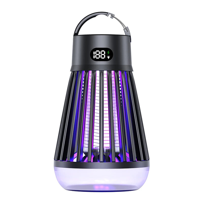 USB Camping lamp 2-in-1 charging Portable Electric Mosquito Lamp Automatic mosquito lure physical electric shock mosquito killer