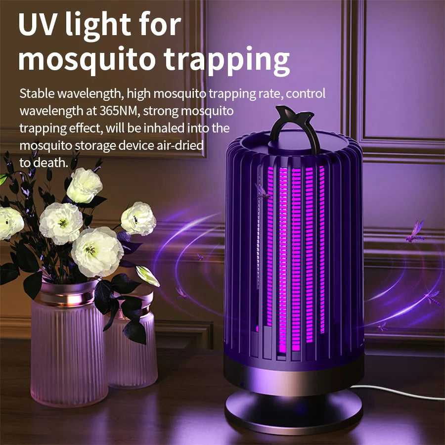 Portable Mosquito Killer Lamp Electric Fly Trap Insect Killer USB Outdoor Mute Anti Mosquito Lamp Mosquito Repellent Machine
