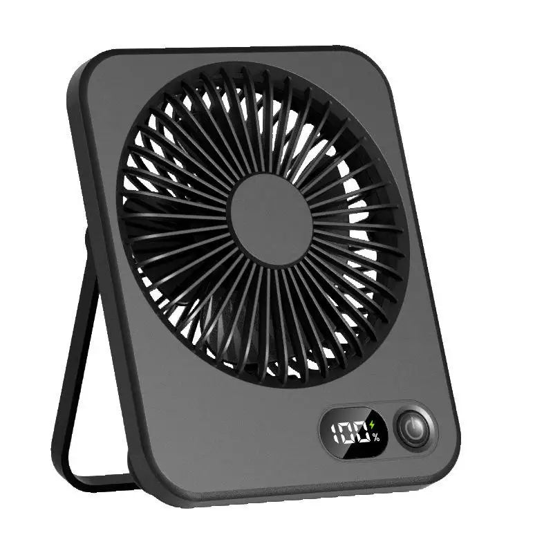Desk Fan Portable Mini Fan Foldable Table Fan With 5 Gear USB Rechargerable Wall Fan Student Desktop Hang Fan For Office Home