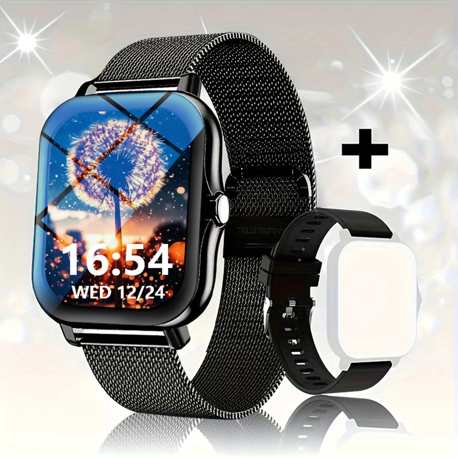 Smart Watch, Wireless Call/Dial, Multi-Sport Mode, Multiple APP Reminders, Suitable for Men and Women, Compatible with IPhone/An