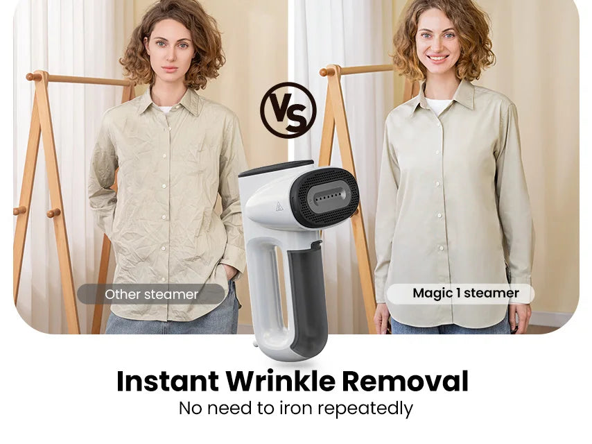 Neakasa Magic 1 Self-Suction Vacuum Steamer Iron for Clothes & Mite Removal