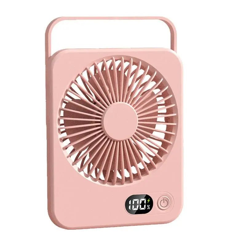 Desk Fan Portable Mini Fan Foldable Table Fan With 5 Gear USB Rechargerable Wall Fan Student Desktop Hang Fan For Office Home
