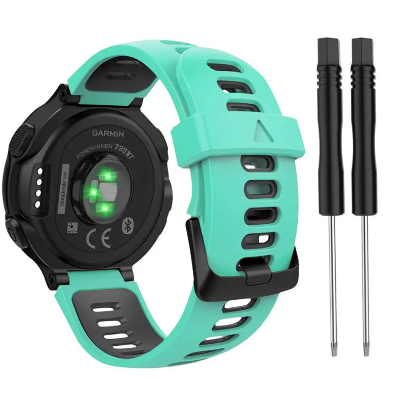 Watchband For Garmin Forerunner 735XT Silicone Wristband Smartwatch Band For Forerunner 735 220 230 235 620 630 Bracelet Strap