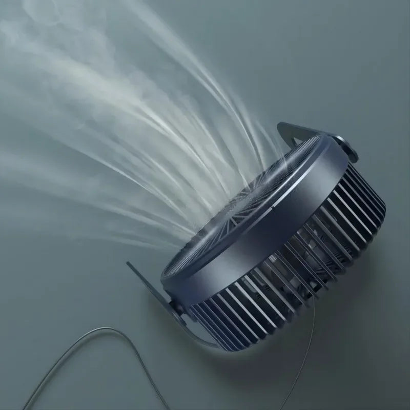 USB Mini 360 Degree 5 Inch Tilt Desk Fan Small Portable Cooling Fan Folding Table Fan Air Ventilator For Home Office