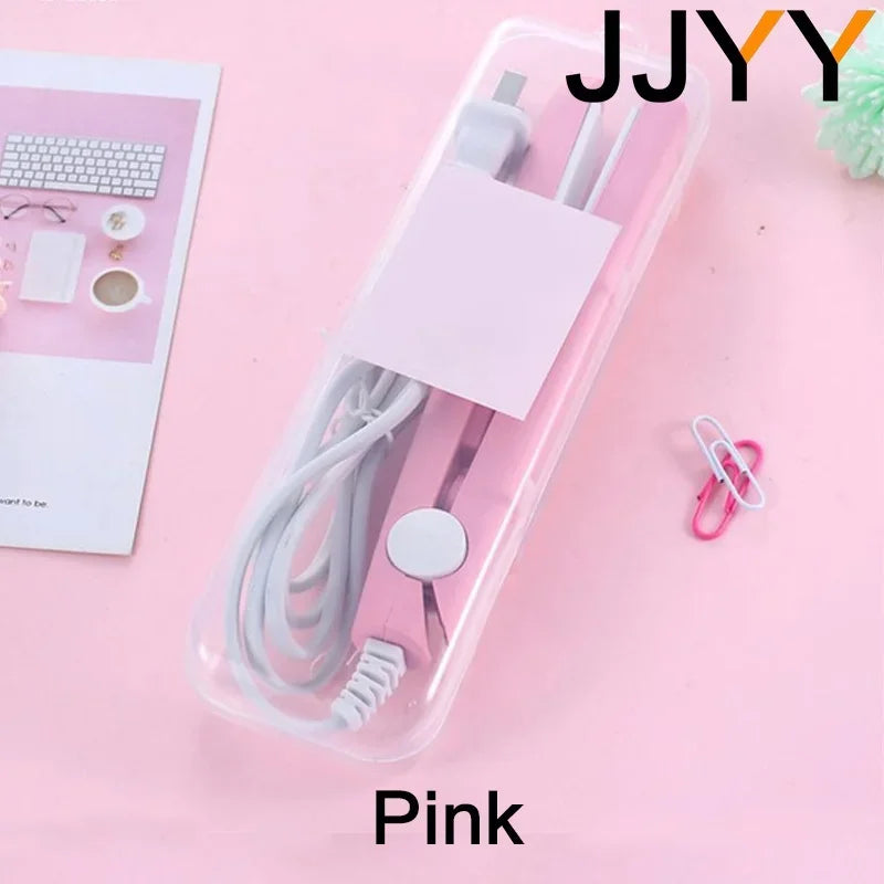 Mini Hair Curling Iron Straightener Small Electric Dual Purpose Bangs Splint for Straight Curly Hair