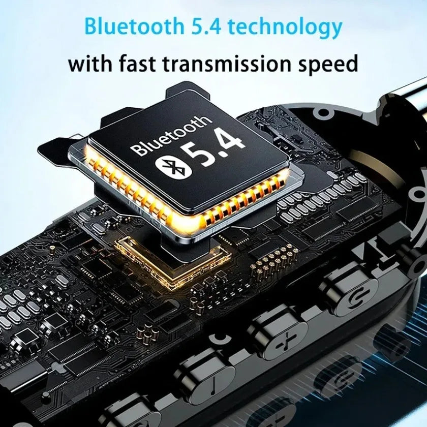 Wireless Neckband Bluetooth Earbuds Ear Monitor Karaoke Live Headphones ENC Noise Reduction Long Lasting Battery TF Card