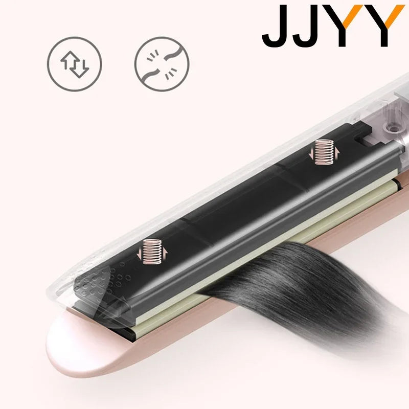 Mini Hair Curling Iron Straightener Small Electric Dual Purpose Bangs Splint for Straight Curly Hair