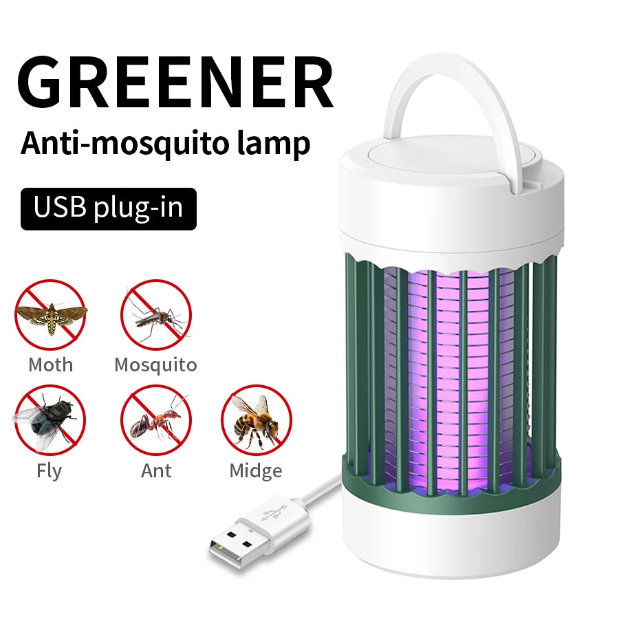 Portable Mosquito Killer Lamp Electric Fly Trap Insect Killer USB Outdoor Mute Anti Mosquito Lamp Mosquito Repellent Machine