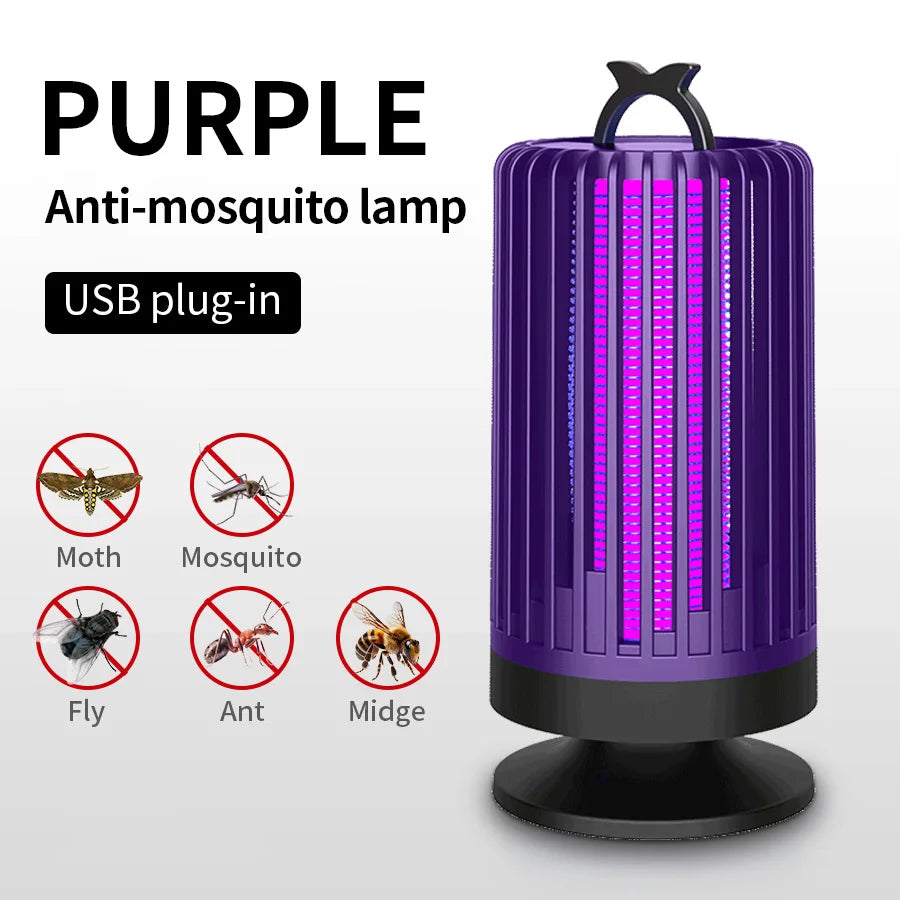 Portable Mosquito Killer Lamp Electric Fly Trap Insect Killer USB Outdoor Mute Anti Mosquito Lamp Mosquito Repellent Machine
