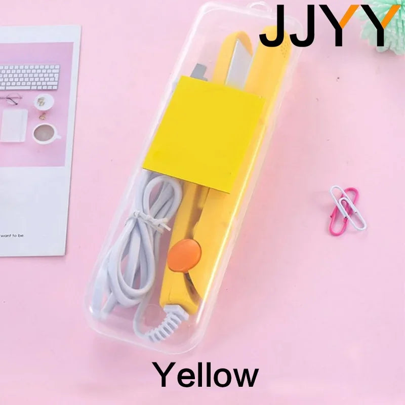 Mini Hair Curling Iron Straightener Small Electric Dual Purpose Bangs Splint for Straight Curly Hair